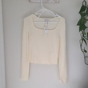 Banana Republic Off-White Knit Top